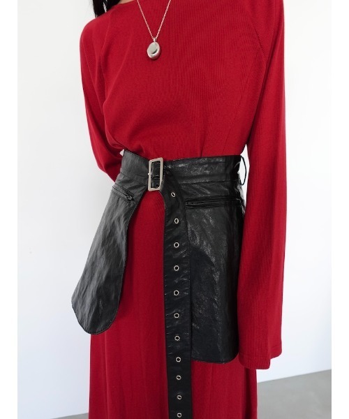 sahara(サハラ)の「Belt Body Bag/ベルトボディバッグ(ベルト・レディース・ブラック・FREE)」の10枚目の写真