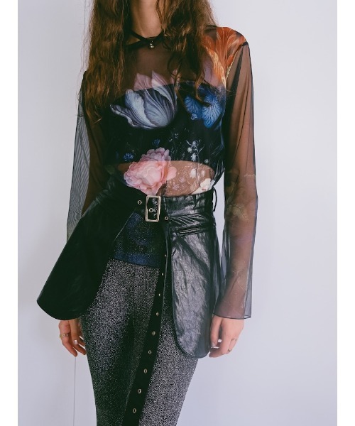 sahara(サハラ)の「Belt Body Bag/ベルトボディバッグ(ベルト・レディース・ブラック・FREE)」の2枚目の写真