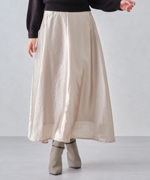 【セール】■2024秋冬新作■シャイニーフレアスカート/MM447214（スカート）｜MISCH MASCH（ミッシュマッシュ）