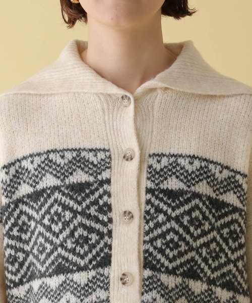 LEPSIM（レプシィム）の「【産前・産後対応】マタニティ／5ゲージノルディックプルオーバー　152822（マタニティウェア/グッズ・レディース・ライトブルー/グレー/アイボリー・FREE）」の20枚目の写真