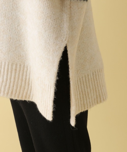 LEPSIM（レプシィム）の「【産前・産後対応】マタニティ／5ゲージノルディックプルオーバー　152822（マタニティウェア/グッズ・レディース・ライトブルー/グレー/アイボリー・FREE）」の22枚目の写真