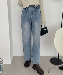ハイウエストデニムパンツ