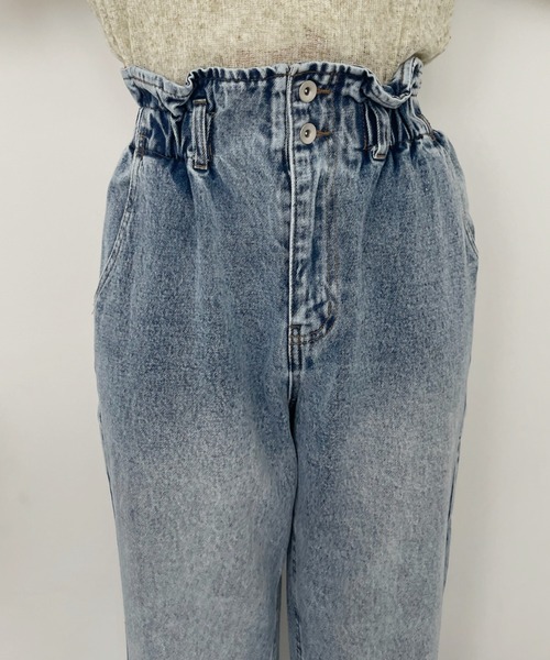 TREOVER(トレオーバー)の「ハイウエストデニムパンツ(デニムパンツ・レディース・ブラック/ブルー/サックスブルー・MEDIUM/LARGE)」の22枚目の写真