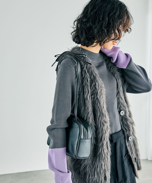 LEPSIM(レプシィム)の「リボンデザインバッグ 250453(ショルダーバッグ・レディース・ブラック/ガンメタ・ONE SIZE)」の20枚目の写真