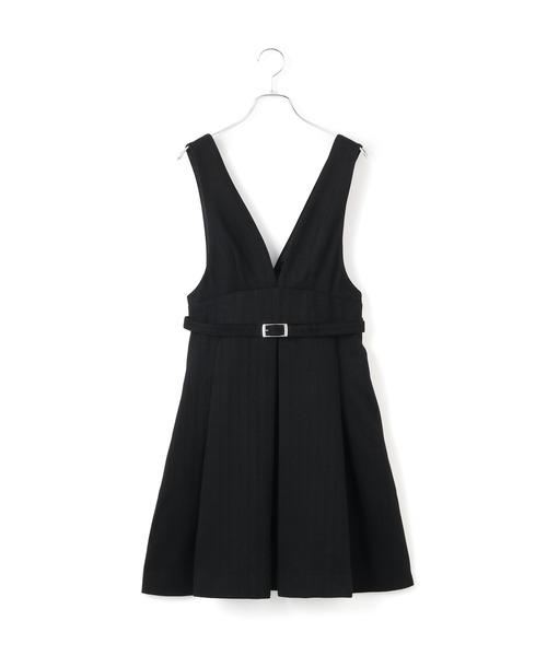 【セール】【洗える】ヘリンボーンミニジャンスカ(ワンピース)|VIS(ビス) 【セール】【洗える】ヘリンボーンミニジャンスカ(ワンピース)|VIS(ビス)