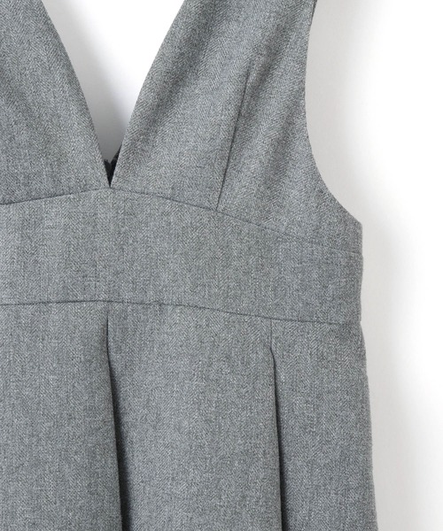 【セール】【洗える】ヘリンボーンミニジャンスカ(ワンピース)|VIS(ビス) 【セール】【洗える】ヘリンボーンミニジャンスカ(ワンピース)|VIS(ビス)