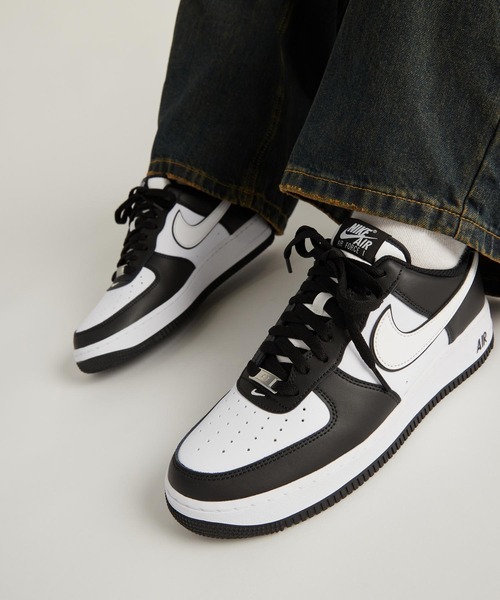NIKE エア フォース 1 '07 メンズ スニーカー ブラック NIKE C/O NIKE AIR FORCE 1 '07 ブラック/ホワイト-ブラック