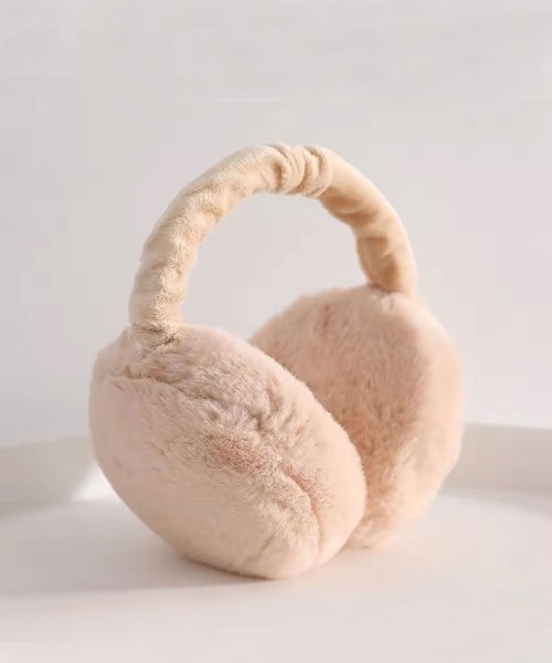 Bambin（ボンバン）の「【 Bambin / ボンバン 】 ふわふわ ファー イヤーマフ（イヤーマフ・キッズ・グレー/ナチュラル/ホワイト/ピンク/ブラック・FREE）」の8枚目の写真