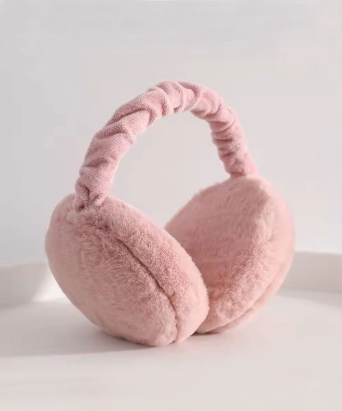 Bambin（ボンバン）の「【 Bambin / ボンバン 】 ふわふわ ファー イヤーマフ（イヤーマフ・キッズ・グレー/ナチュラル/ホワイト/ピンク/ブラック・FREE）」の7枚目の写真