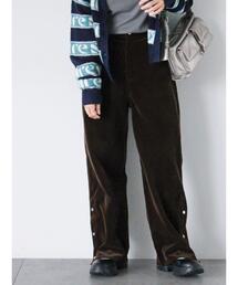 ehka sopo | 別珍サイドスリットパンツ(その他パンツ)