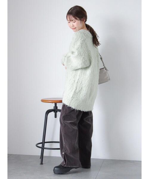 ehka sopo（エヘカソポ）の「別珍サイドスリットパンツ（その他パンツ・レディース・グレー/ネイビー/ブラウン・F）」の17枚目の写真