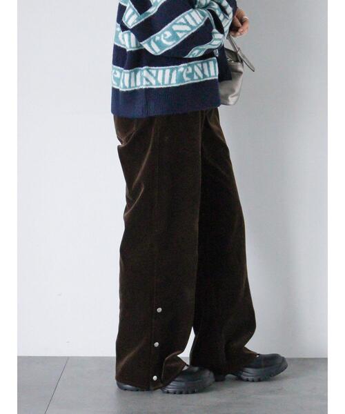 ehka sopo（エヘカソポ）の「別珍サイドスリットパンツ（その他パンツ・レディース・グレー/ネイビー/ブラウン・F）」の19枚目の写真