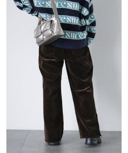 ehka sopo（エヘカソポ）の「別珍サイドスリットパンツ（その他パンツ・レディース・グレー/ネイビー/ブラウン・F）」の20枚目の写真