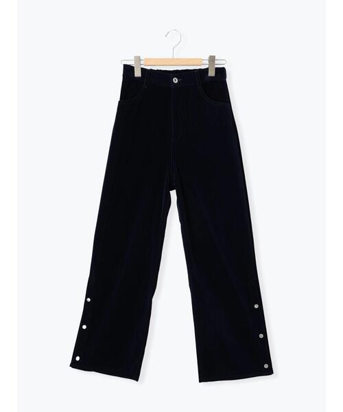 ehka sopo（エヘカソポ）の「別珍サイドスリットパンツ（その他パンツ・レディース・グレー/ネイビー/ブラウン・F）」の4枚目の写真