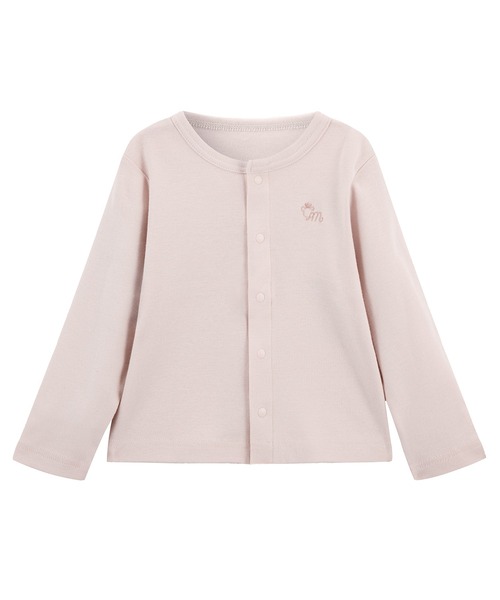 combimini（コンビミニ）の「UVカットやわらか長袖カーディガン（カーディガン/ボレロ・キッズ・オフホワイト/ライトピンク/ネイビー・110/90/80/70/130/120/100）」の3枚目の写真