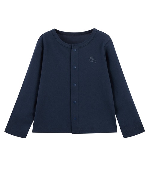 combimini（コンビミニ）の「UVカットやわらか長袖カーディガン（カーディガン/ボレロ・キッズ・オフホワイト/ライトピンク/ネイビー・110/90/80/70/130/120/100）」の6枚目の写真