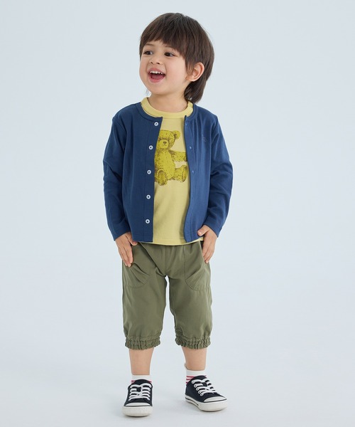 combimini（コンビミニ）の「UVカットやわらか長袖カーディガン（カーディガン/ボレロ・キッズ・オフホワイト/ライトピンク/ネイビー・110/90/80/70/130/120/100）」の11枚目の写真