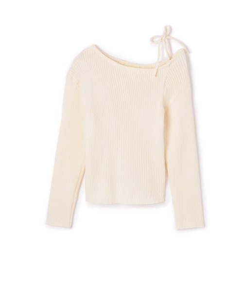 トップス THE SHISHIKUI RIBBON KNIT RIBON / NAVY – SHISHIKUI