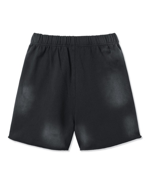 OY(オーワイ)の「『OY/オーワイ』 VINTAGE WASHED HEART SHORTS/ヴィンテージウォッシュドハーフショーツ(スウェットパンツ・レディース・グレー/ブラック・M/L)」の13枚目の写真