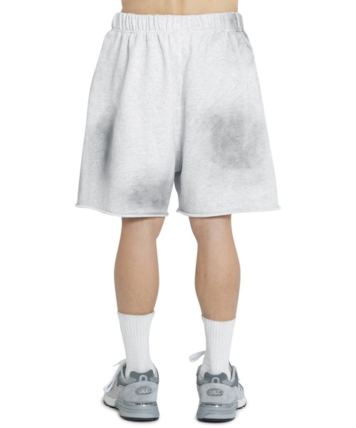 OY(オーワイ)の「『OY/オーワイ』 VINTAGE WASHED HEART SHORTS/ヴィンテージウォッシュドハーフショーツ(スウェットパンツ・レディース・グレー/ブラック・M/L)」の10枚目の写真