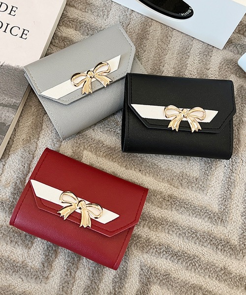 リボン付き GGパターン 二つ折り財布 楽天市場】【財布】GUCCI グッチ GGスプリーム リボン ライン