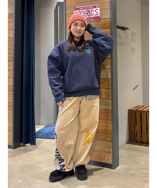 RODEO CROWNS WIDE BOWL(ロデオクラウンズワイドボウル)の「College Print パンツ(その他パンツ・レディース・ベージュ/アイボリー/ブラック・SMALL/MEDIUM)」の20枚目の写真
