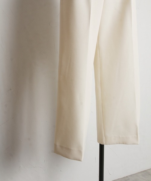 tocco closet（トッコ　クローゼット）の「ベルト付きタックワイドパンツ（その他パンツ・レディース・アイボリー/ブラック・M）」の17枚目の写真