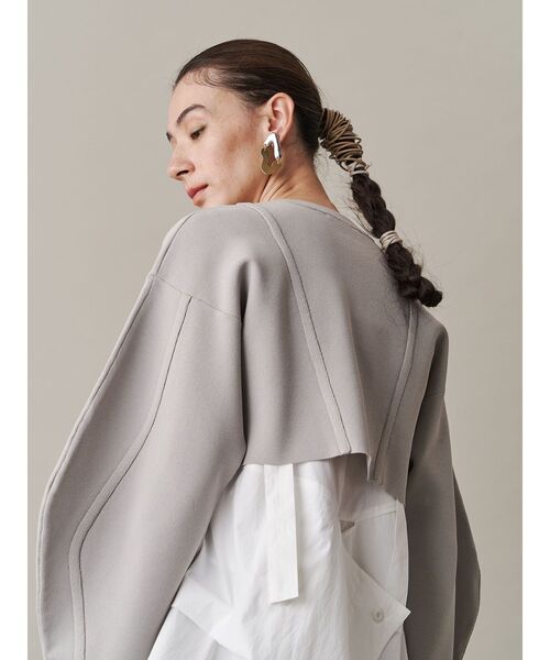 WAVE LINE SHORT KNIT / ウェーブラインショートニット（ニット