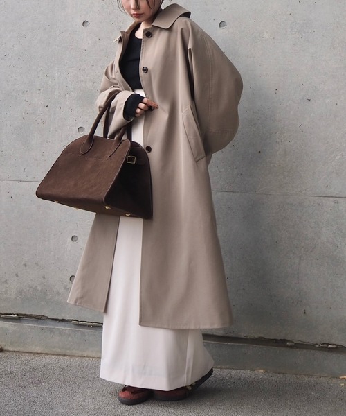 LAULEN(ローレン)の「suede like boston bag /スウェード調2WAYボストントートバッグ(ボストンバッグ・レディース・ブラウン・S/M)」の11枚目の写真