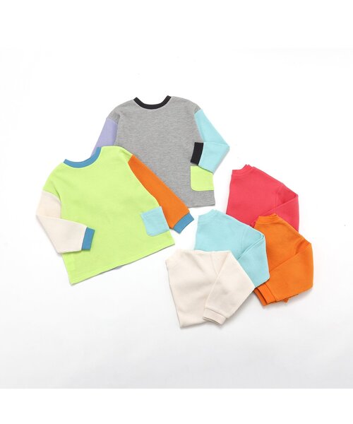 BREEZE(ブリーズ)の「【どっちも正解/ジュニア対応】DAISUKI ワッフルロンT(Tシャツ/カットソー・キッズ・その他12/サックスブルー/アイボリー/その他11/オレンジ/レッド・140/130/120/110/100/90/80)」の11枚目の写真