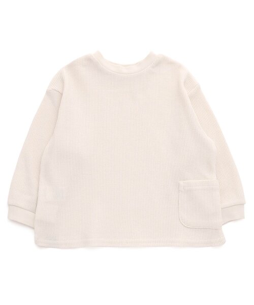 BREEZE(ブリーズ)の「【どっちも正解/ジュニア対応】DAISUKI ワッフルロンT(Tシャツ/カットソー・キッズ・その他12/サックスブルー/アイボリー/その他11/オレンジ/レッド・140/130/120/110/100/90/80)」の20枚目の写真