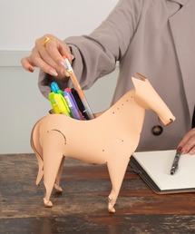 Rivel（リヴェル）の「【VACAVALIENTE/バカバリエンテ】ペンホルダー　ペン立て　本革　サステナブル リサイクルレザー（ペン類・キッズ）」