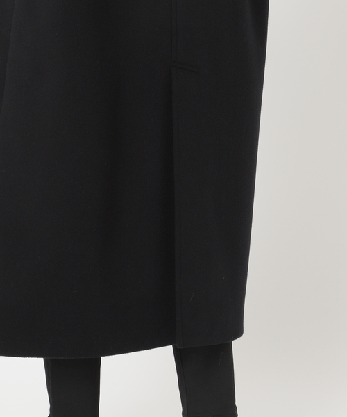 JOURNAL STANDARD（ジャーナルスタンダード）の「《追加2》スーパー140ビーバーノーカラーコート（ノーカラーコート・レディース・グレー/ブラック/ベージュ系その他・36/38）」の8枚目の写真