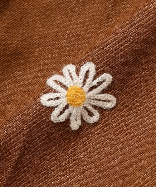 B:MING by BEAMS(ビーミングバイビームス)の「ambiance / Embroidery Denim Pants(S~L)(デニムパンツ・レディース・ブラウン/ブラック・LARGE/MEDIUM/SMALL)」の18枚目の写真