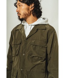 BIG MIKE（ビッグマイク）の「BIG MIKE ビッグマイク / ナイロンリップストップ ファティーグジャケット 4ポケット セットアップ対応 //// 102516700（ミリタリージャケット）」