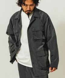 BIG MIKE（ビッグマイク）の「BIG MIKE ビッグマイク / ナイロンリップストップ ファティーグジャケット 4ポケット セットアップ対応 //// 102516700（ミリタリージャケット）」