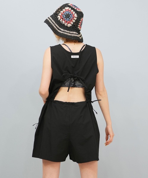 Hurley (ハーレー)の「Hurley/ハーレー 水陸両用ワンピース/UVケア WUDR251024(サロペット/オーバーオール・レディース・ブラック/カーキ・M)」の4枚目の写真