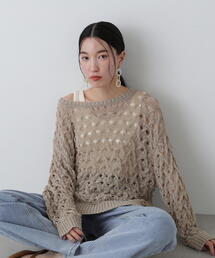 N.(N. Natural Beauty Basic) | スカシアミニット(ニット/セーター)