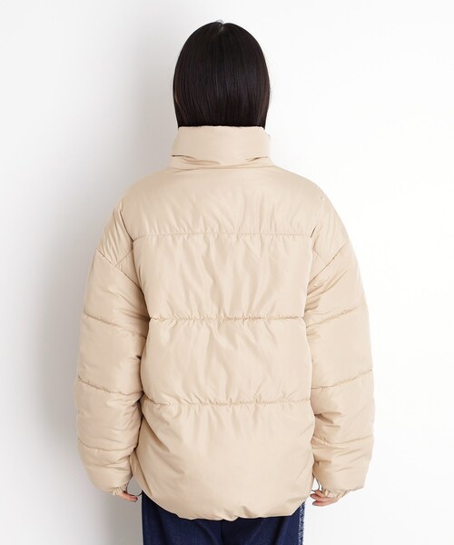 THE SHOP TK （ザ ショップ ティーケー ）の「◆【撥水】タフタ中綿ブルゾン（その他アウター・レディース・ブラック/ライトベージュ・12/13）」の14枚目の写真