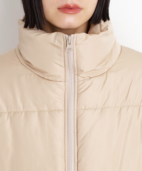 THE SHOP TK （ザ ショップ ティーケー ）の「◆【撥水】タフタ中綿ブルゾン（その他アウター・レディース・ブラック/ライトベージュ・12/13）」の15枚目の写真