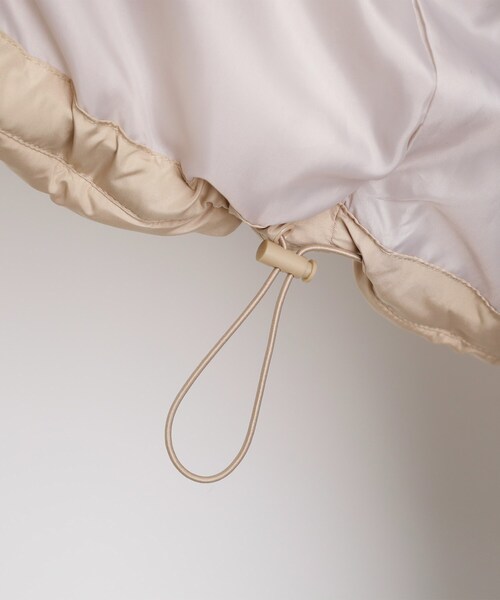 THE SHOP TK （ザ ショップ ティーケー ）の「◆【撥水】タフタ中綿ブルゾン（その他アウター・レディース・ブラック/ライトベージュ・12/13）」の19枚目の写真