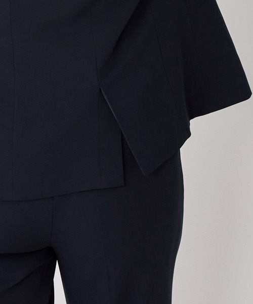 alotta(アロッタ)の「洗える!ノーカラージャケットスーツ(スーツパンツ・レディース・グレイッシュベージュ/ブラック/ネイビー・23号/21号/19号/17号/15号/13号/11号/9号/7号)」の13枚目の写真