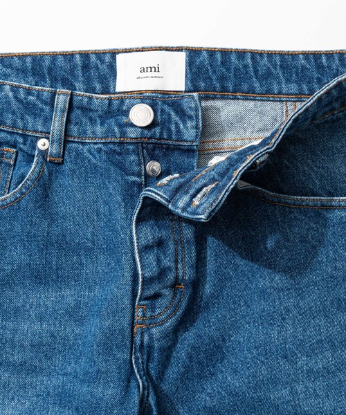 AMI Alexandre Mattiussi（アミアレクサンドルマテュッシ）の「AMI PARIS AMI PARIS CLASSIC FIT JEANS ジーンズ アミ パリス（デニムパンツ・メンズ・インディゴブルー・31）」の9枚目の写真