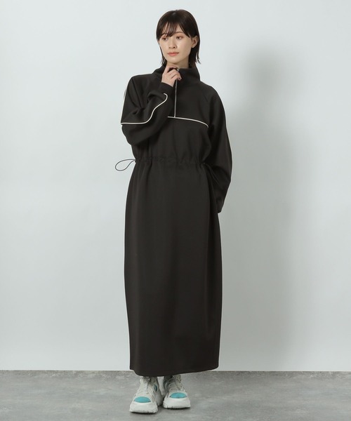 セール】パイピングトラックワンピース / 320401（ワンピース