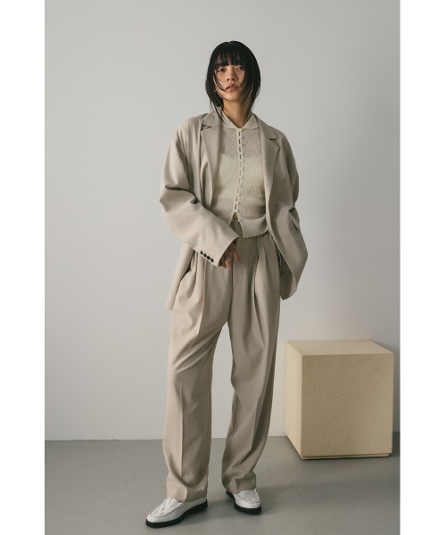 STYLEMIXER（スタイルミキサー）の「スリータックスラックス（スラックス・レディース・マルチ/ベージュ/ネイビー・X-SMALL/SMALL/MEDIUM）」の4枚目の写真