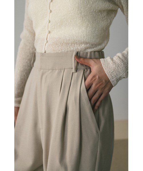 STYLEMIXER（スタイルミキサー）の「スリータックスラックス（スラックス・レディース・マルチ/ベージュ/ネイビー・X-SMALL/SMALL/MEDIUM）」の9枚目の写真