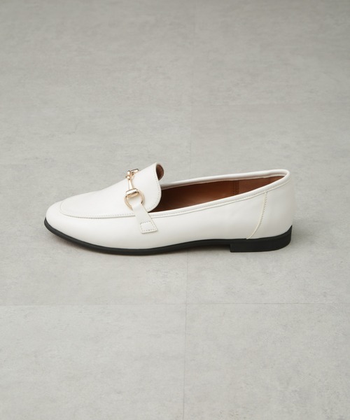 NANO universe（ナノユニバース）の「ビットローファー（ローファー・レディース・ブラック/ホワイト・36/37/38）」の4枚目の写真