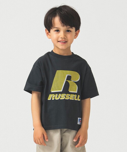 Russell Athletic(ラッセルアスレティック)の「RUSSELL ATHLETIC / グラフィック Tシャツ 2025SS(110~130cm)(Tシャツ/カットソー・キッズ・ホワイト/ブラック系その他4/ライトグレー・110/120/130)」の15枚目の写真