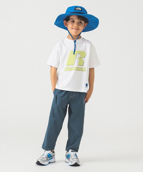 Russell Athletic(ラッセルアスレティック)の「RUSSELL ATHLETIC / グラフィック Tシャツ 2025SS(110~130cm)(Tシャツ/カットソー・キッズ・ホワイト/ブラック系その他4/ライトグレー・110/120/130)」の18枚目の写真