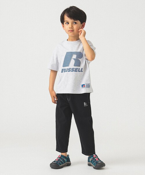 Russell Athletic(ラッセルアスレティック)の「RUSSELL ATHLETIC / グラフィック Tシャツ 2025SS(110~130cm)(Tシャツ/カットソー・キッズ・ホワイト/ブラック系その他4/ライトグレー・110/120/130)」の21枚目の写真
